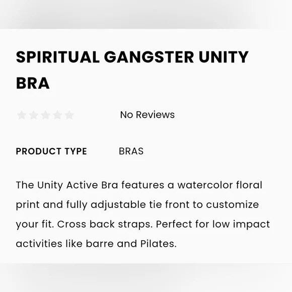 Spiritual Gangster Floral Unity Bralette - Picture 8 of 8